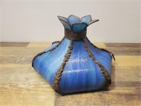 Beautiful Blue Vintage Lamp Shade