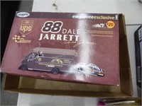 Scale model UPS truck & race car