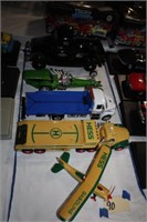 2 Hess Toys; 3 Die Cast Cars