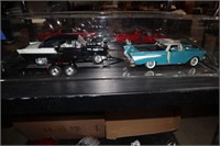 2 Die Cast Cars, Trailer in Display