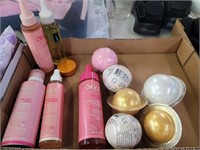 Hair products and bath bombs