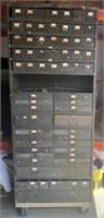 Large Military Parts Bin Cabinet! READ DESCRIPTION