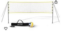 Volleyball net (white, not yellow)