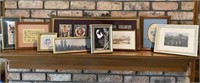 Lot of 12 Framed Prints.  All frames are in
