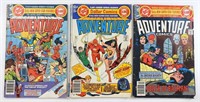 (3) VINTAGE DC ADVENTURE COMICS