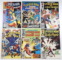 (6) VINTAGE COMICS FEATURING SPIDER-MAN