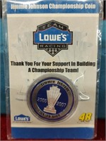 Jimmie Johnson Championship Coin