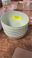 6 ct. Plastic Bowl Set