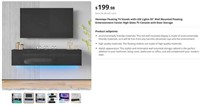 N7571 Floating TV Stands with LED Lights 55"