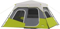 $170  CORE 6 Person Instant Cabin Tent  Dark/Green