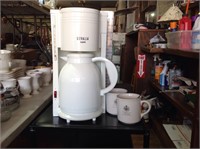Gevalia Kaffe Coffee Maker w/ cups