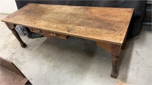 77" Wooden Table