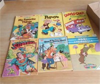 SIX 1970'S & 80'S VINTAGE COLORING BOOKS