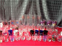 Bar Glassware & Shotglass Lot