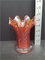 Carnival Fenton Marigold Boggy Bayou Vase