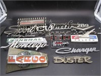 Various Car Automobile Name Plates