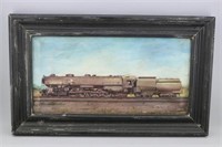 Painting of Union Pacific Train Signed