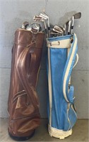 (2) Sets of Golf Clubs w/ Bags