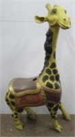 Ortega Mexican Kiddie Carousel Wood Giraffe with