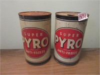 Super PYRO Anti-Freez tins .
