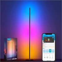 Govee RGBIC Floor Lamp, LED Corner Lamp Works with