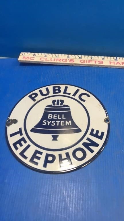 Bell system round sign