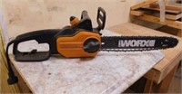 Worx 14" electric chainsaw