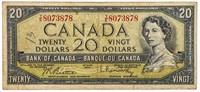 Bank of Canada 1954 $20