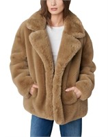 Size: S , [BLANKNYC] Women's Faux Fur Coat