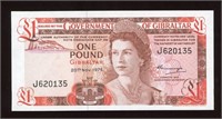 1975 Gibraltar 1 Pound Note