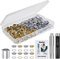 New Vastar Grommet Tool Kit, 100 Sets 1/2 Inch