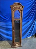 Grandfather clock casing with some components,