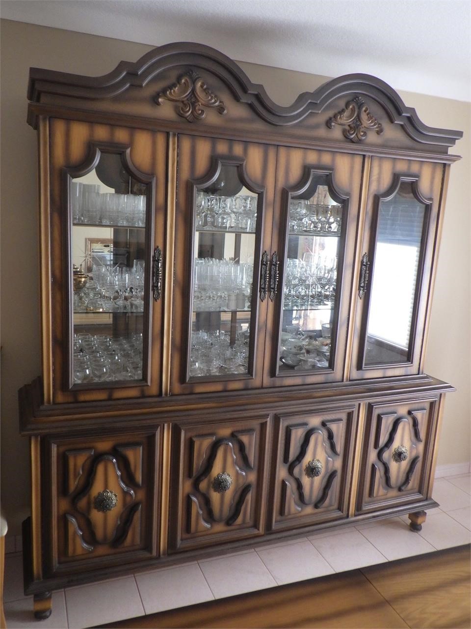 Beautiful Antique Hutch  CONTENTS NOT INCLUDED