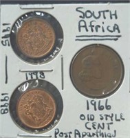 3 South African coins