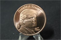 1 oz .999 Copper President Donald  J. Trump Coin