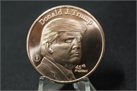 1 oz .999 Copper President Donald  J. Trump Coin