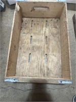 7up wooden crate 18”x 12”x 5.75”