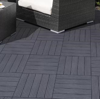 Ez Tile Cosmo Deck Tile, Slate $47