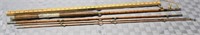4 piece vintage fishing rod
