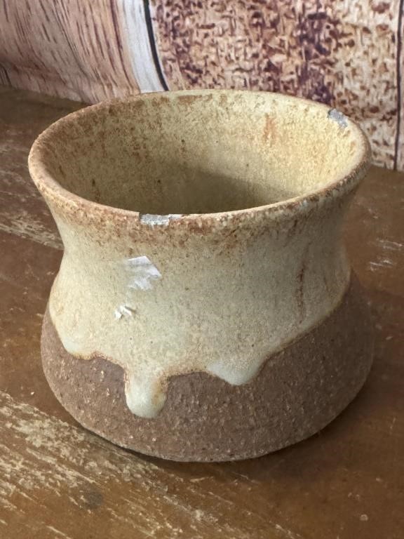 4" Southwestern Stoneware Vase/Bowl