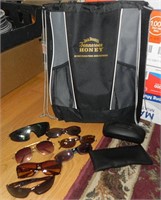 Sunglasses and Promotional Jack Daniels Bag