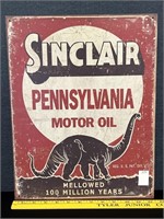 Sinclair Pennsylvania Metal Sign