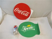 Publicité Sprite et Coca-Cola