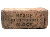 Nesch Pittsburg Block Brick 9” x 3” x 4”