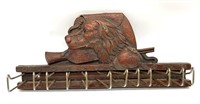 Vintage Dog Tie Rack (wood) 12.5” x 5.5”