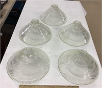 5 glass light fixture globes