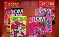 (6) 1985 Marvel: ROM, #s 67-72 inclusive