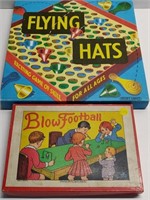 Flying Hats & Blow Football Older Games