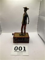 Vintage Alabama Coon Jigger Tin Toy by Marke