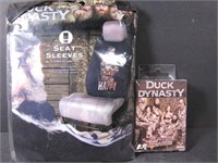 Duck Dynasty Seat Sleeves+ Brand New Deck of Cards
